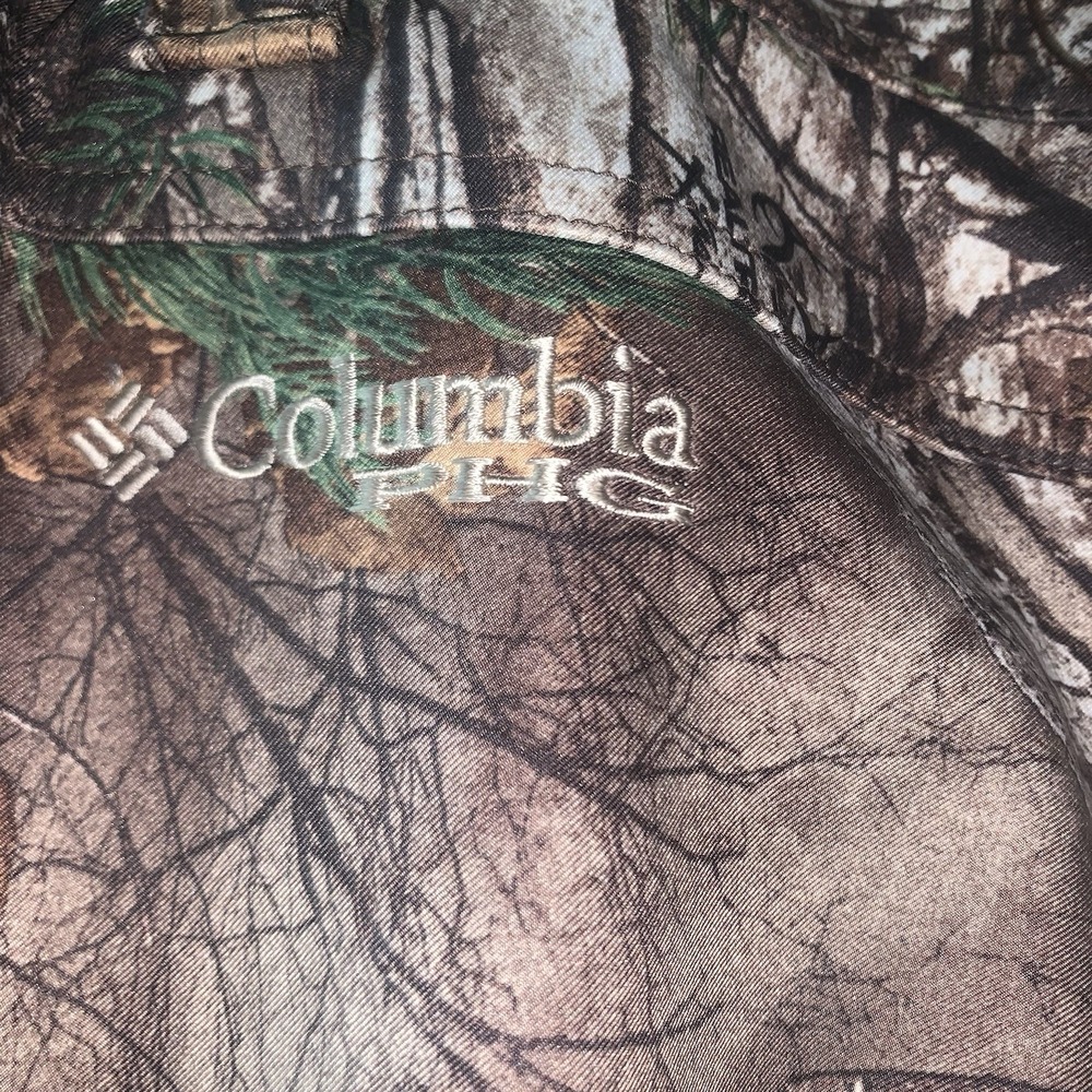 Columbia Camouflage Pants Size XL PHG Omni-Heat Realtree Extra Waterproof 40x34 - Picture 10 of 16